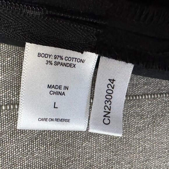 New York & Co Off The Shoulder 3-D Rosette Stretch Cotton Poplin Blouse Size L - Picture 13 of 14